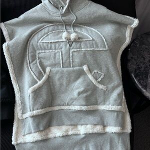 TELFAR X UGG SIDELESS HOODIE